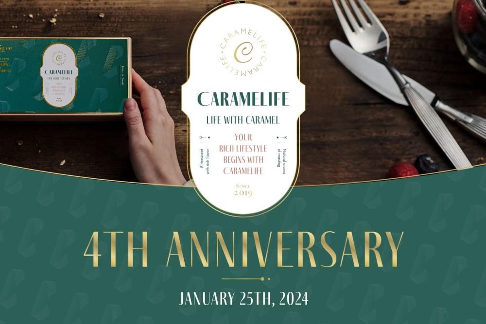 【NEWS】2024年1月25日 CARAMELIFEは4周年を迎えます｜CARAMELIFE